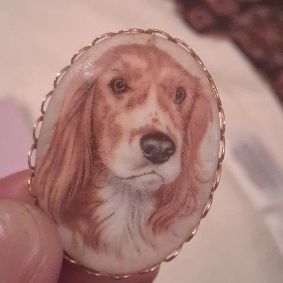 Vintage Cocker Spaniel Brooch - Picture 1 of 4